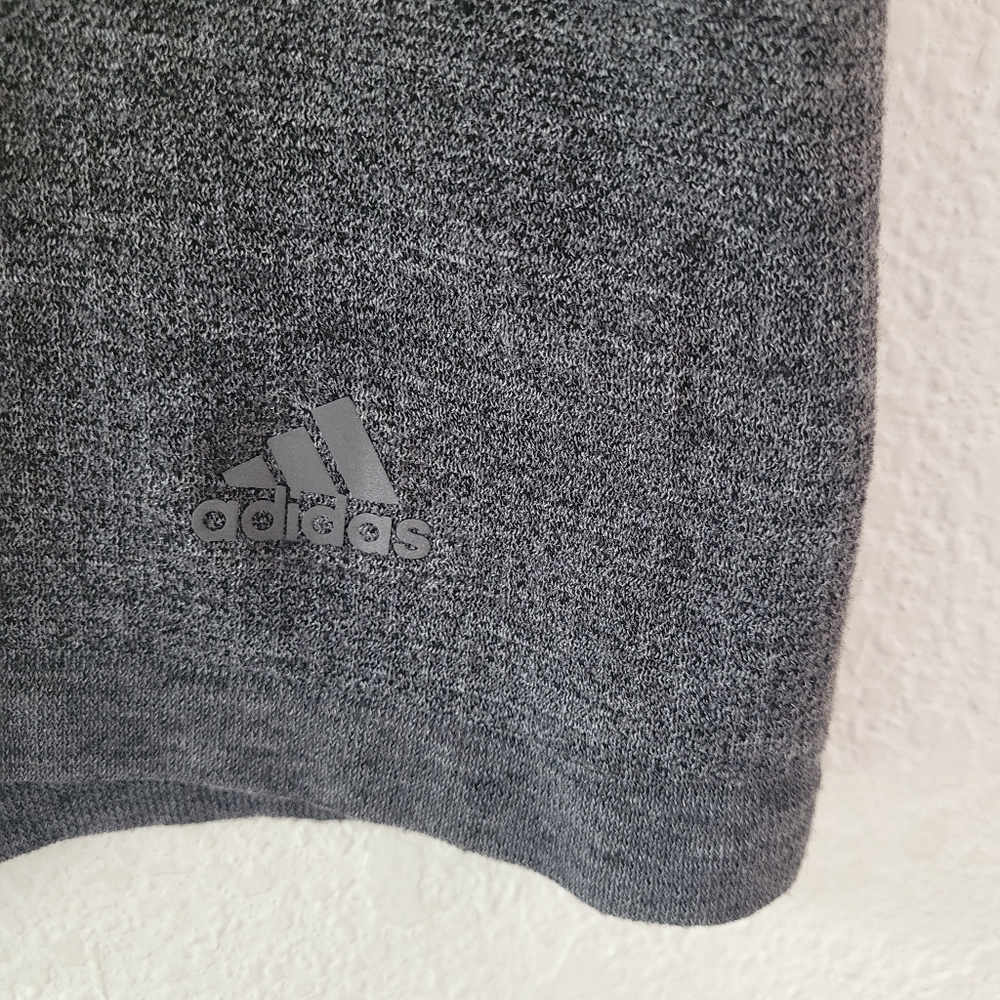 Adidas Women's Charcoal Gray Primeknit Running Top Size Large | Activewear VGUC - Picture 5 of 8